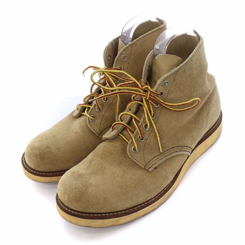 【気質アップ】 REDWING レッドウィング 6 9.5 スエード 羽根タグ アイリッシュセッター レースアップ ショートブーツ ワークブーツ ROUND CLASSIC 9.5インチ 【気質アップ】 REDWING レッドウィング 6 9.5 スエード 羽根タグ アイリッシュセッター レースアップ ショートブーツ ワークブーツ ROUND CLASSIC 9.5インチ
