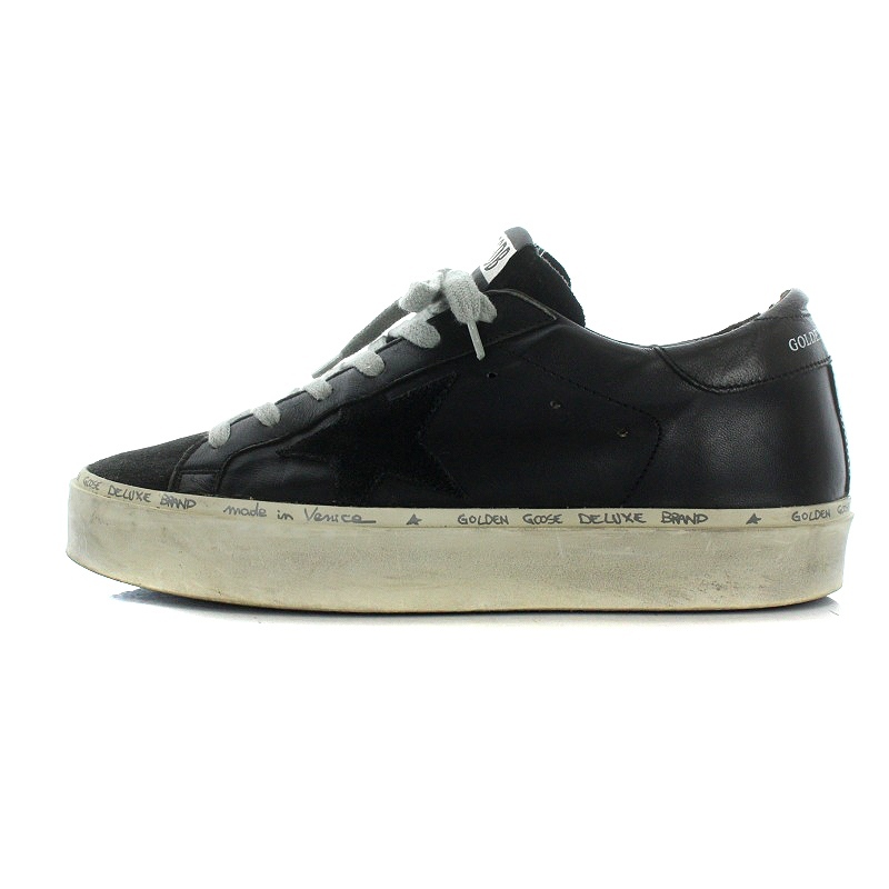 【保存版】 ゴールデングース GOLDEN GOOSE HI STAR スニーカー USED加工 レザー 36 23cm 黒 ブラック /AK25 レディース 23.0cm 【保存版】 ゴールデングース GOLDEN GOOSE HI STAR スニーカー USED加工 レザー 36 23cm 黒 ブラック /AK25 レディース 23.0cm