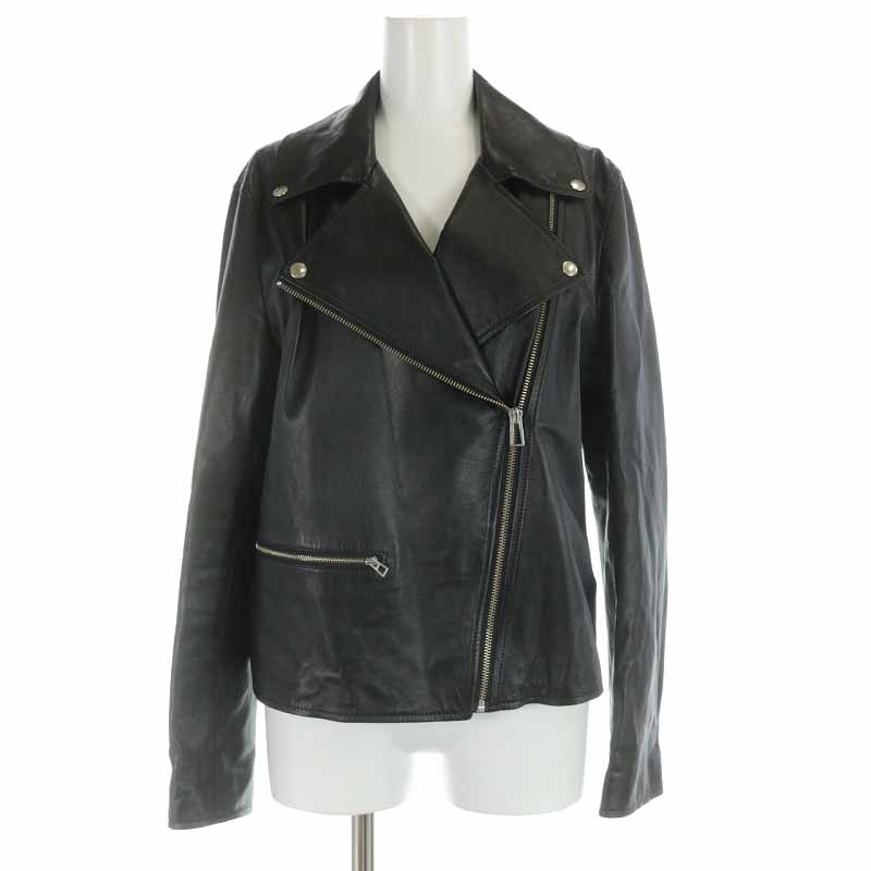 サイズ】 ポールスミス PAUL SMITH PS ライダースジャケット レザー