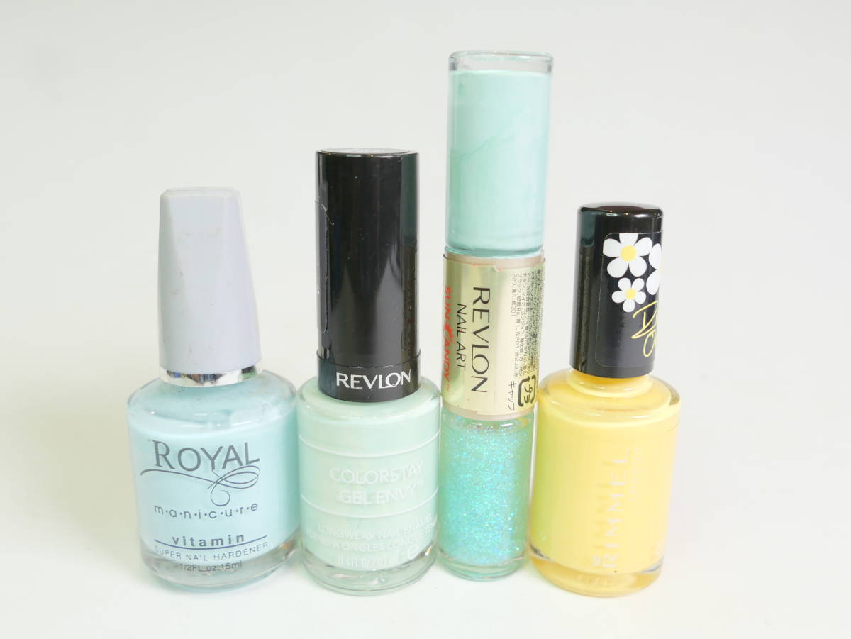 中古コスメ★REVLON ほか ネイルカラー ネイルエナメル 4本セット_画像1