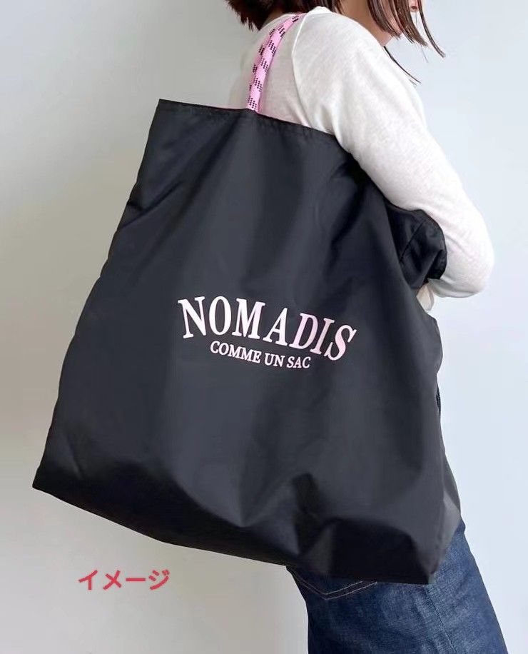 10384円 オンライン激安 NOMADIS リバーシブル トートバッグ ロゴ ...