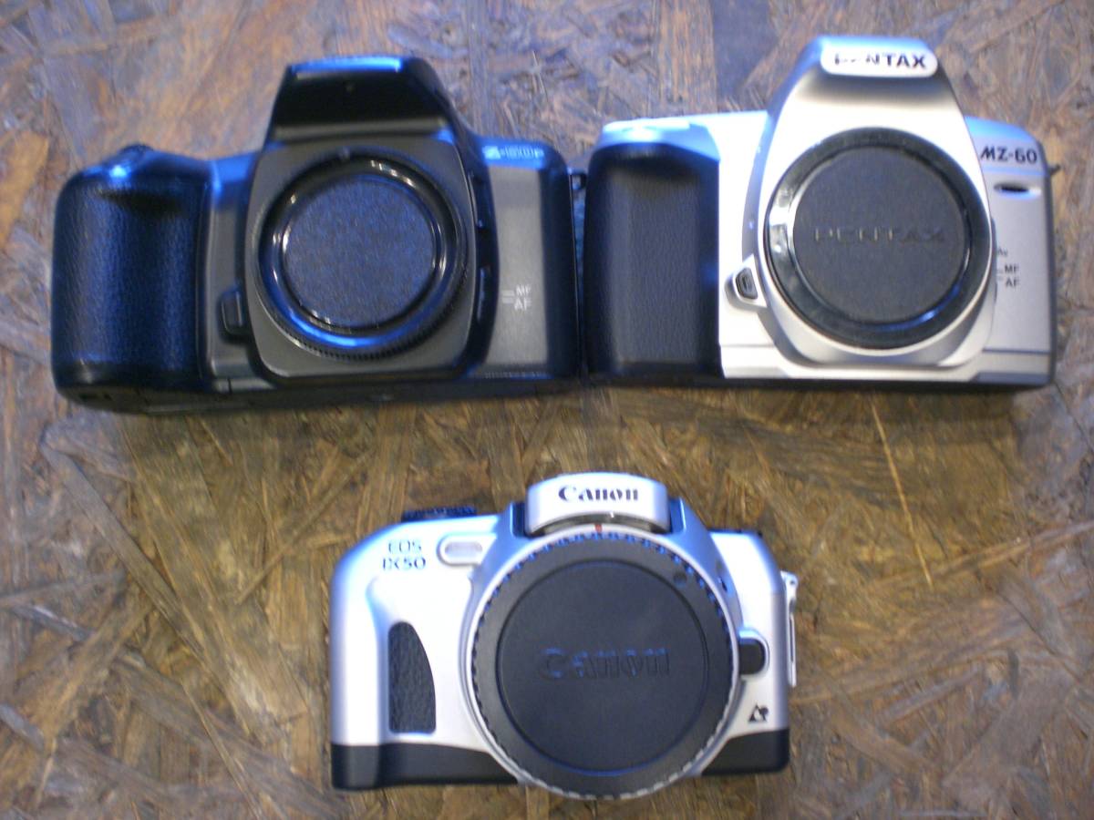 カメラ3点 フィルム一眼レフ ペンタックス Z-50P MZ-60 キャノン EOS IX50 デジタル PENTAX Canon camera ボディ_画像1