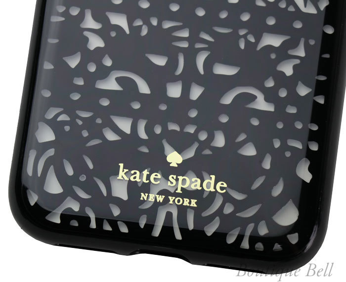  new goods! Kate Spade race cage iPhoneX/XS case clear × black 