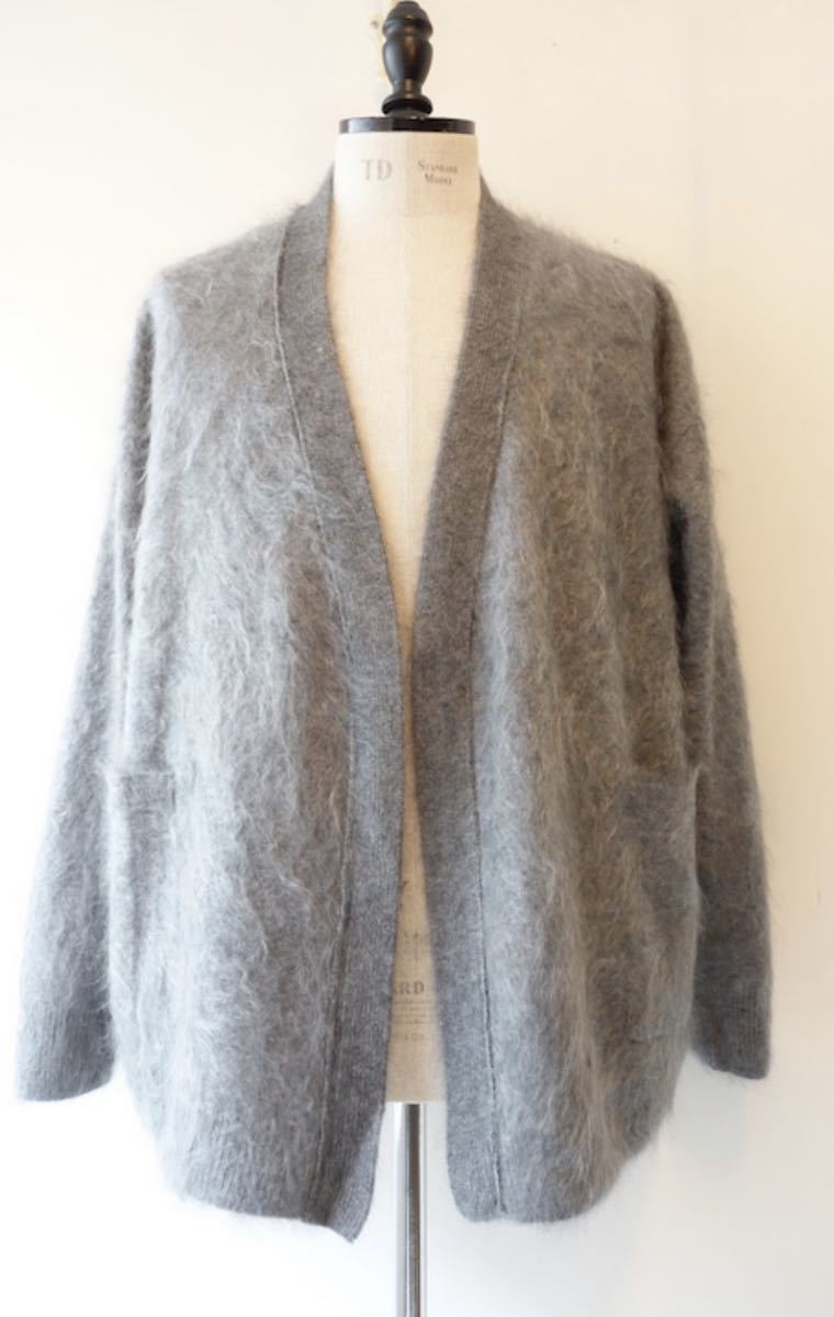 新品☆MAATEE&SONS NO B CARDIGAN カシミヤ カーディガン グレー 3
