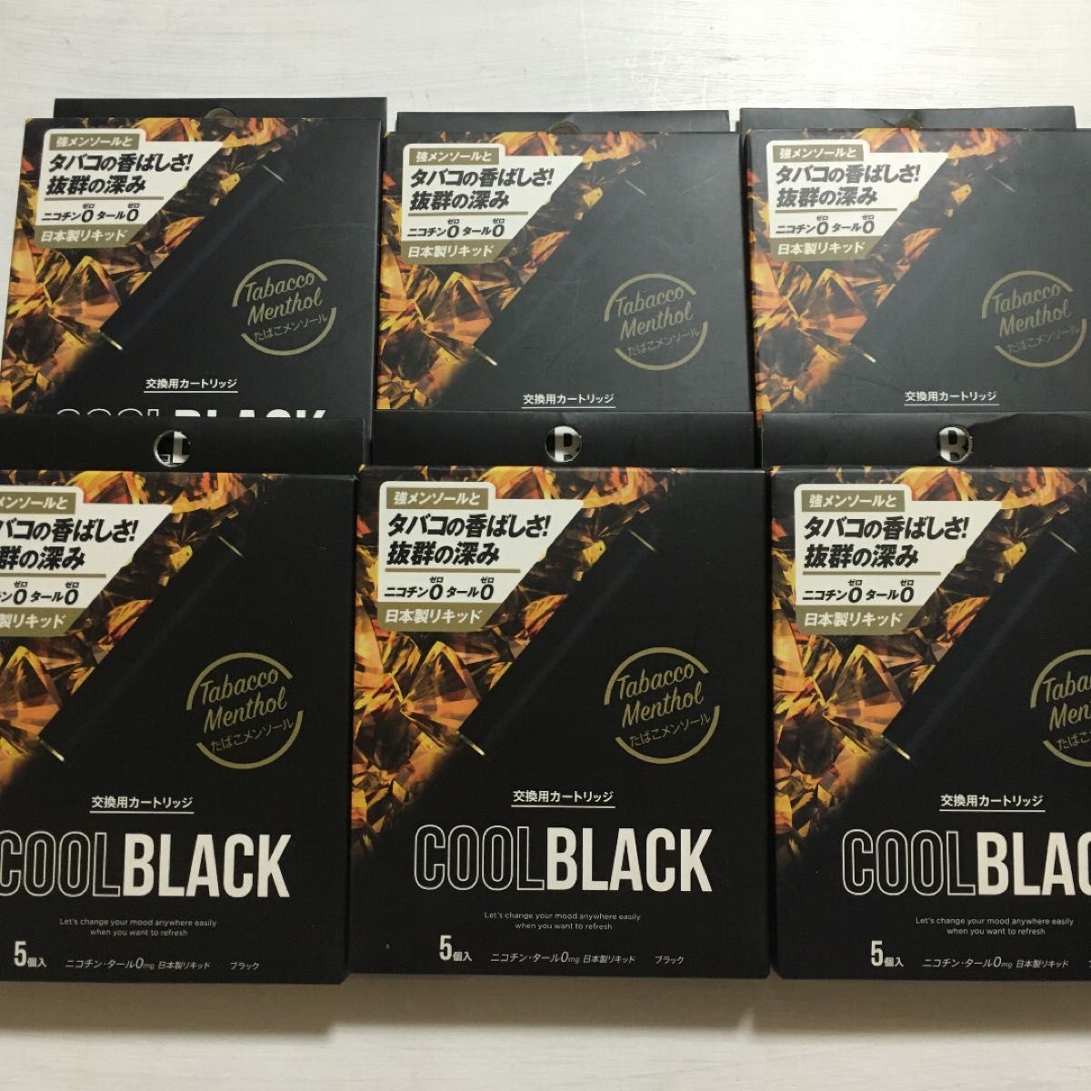 cool black クールブラック　たばこメンソール　カートリッジ　電子タバコ