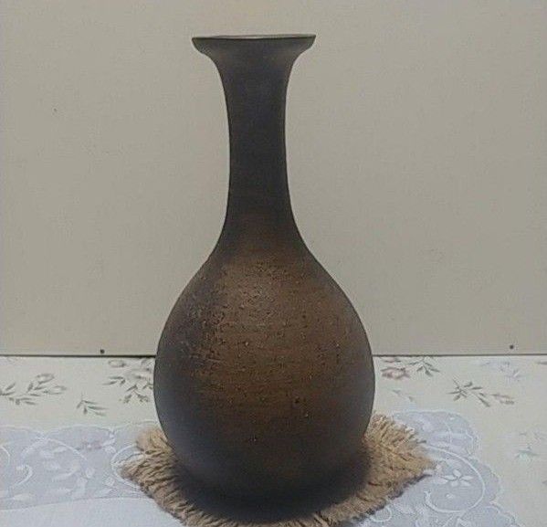 備前焼　陶弘作　一輪挿し　花瓶　花入　未使用　骨董品