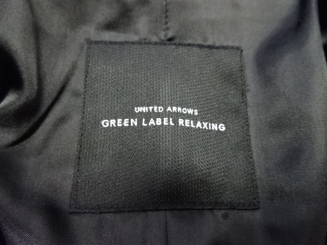 ■1230■UNITED ARROWS ユナイテッドアローズ GREEN LABEL●コート M 黒●_画像2