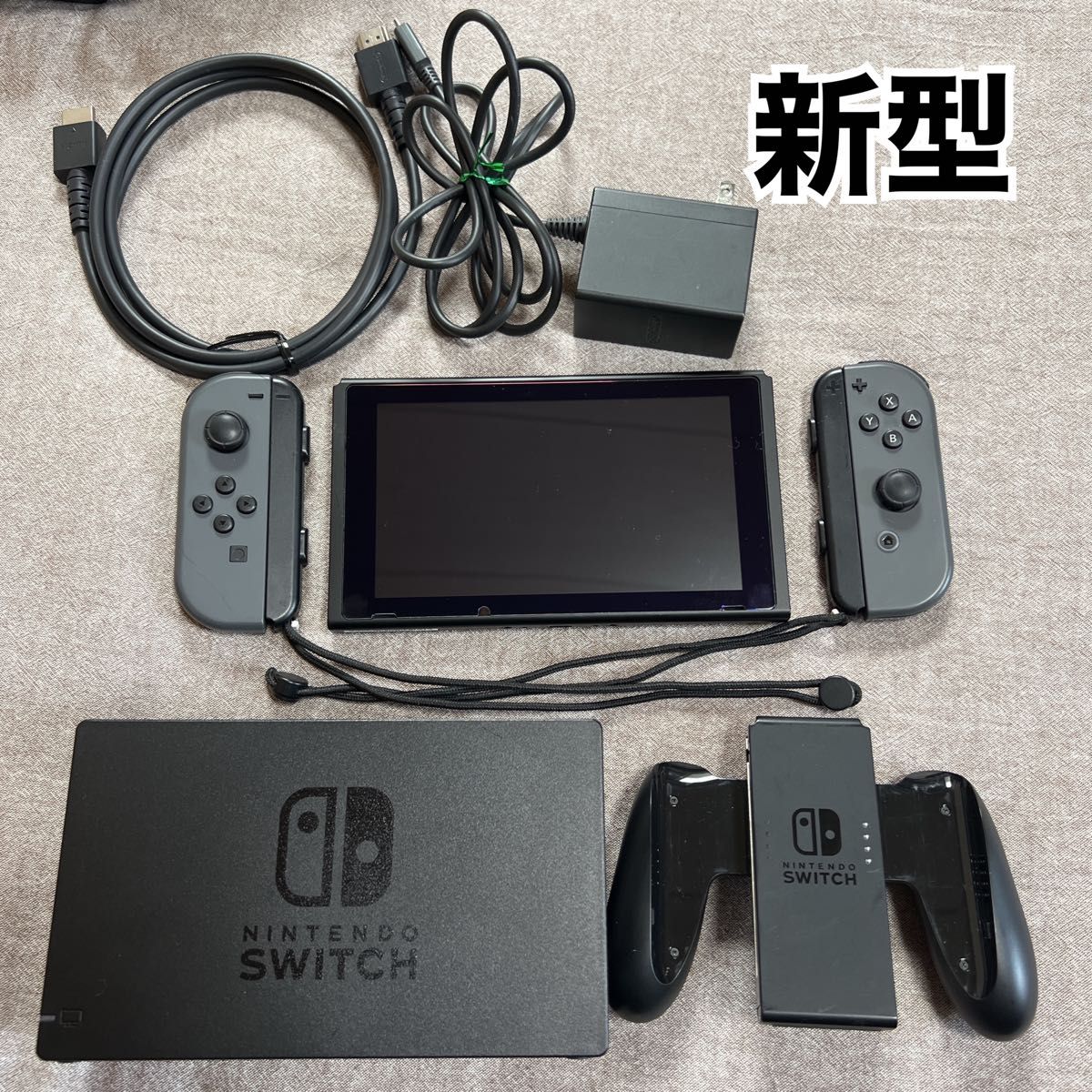 新型 ニンテンドースイッチ Nintendo Switch 任天堂 グレー 本体 一式