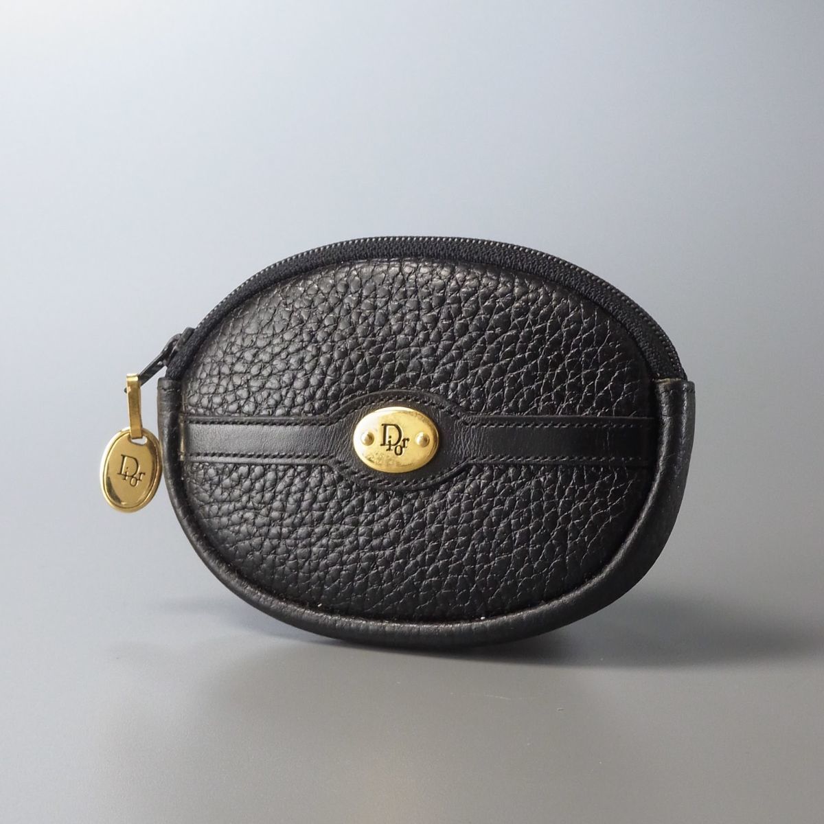 ME5044 フランス製*Dior オールド クリスチャンディオール*レザー*ロゴ