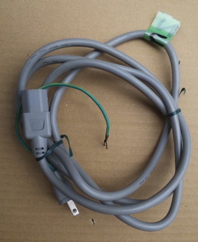 12A 125V электрический кабель длина 2m примерно 