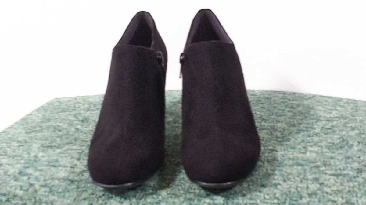 [ new goods ]KIBERAki flyer black e-do high heel bootie - lady's short boots heel 23cm corresponding made in Japan unused 