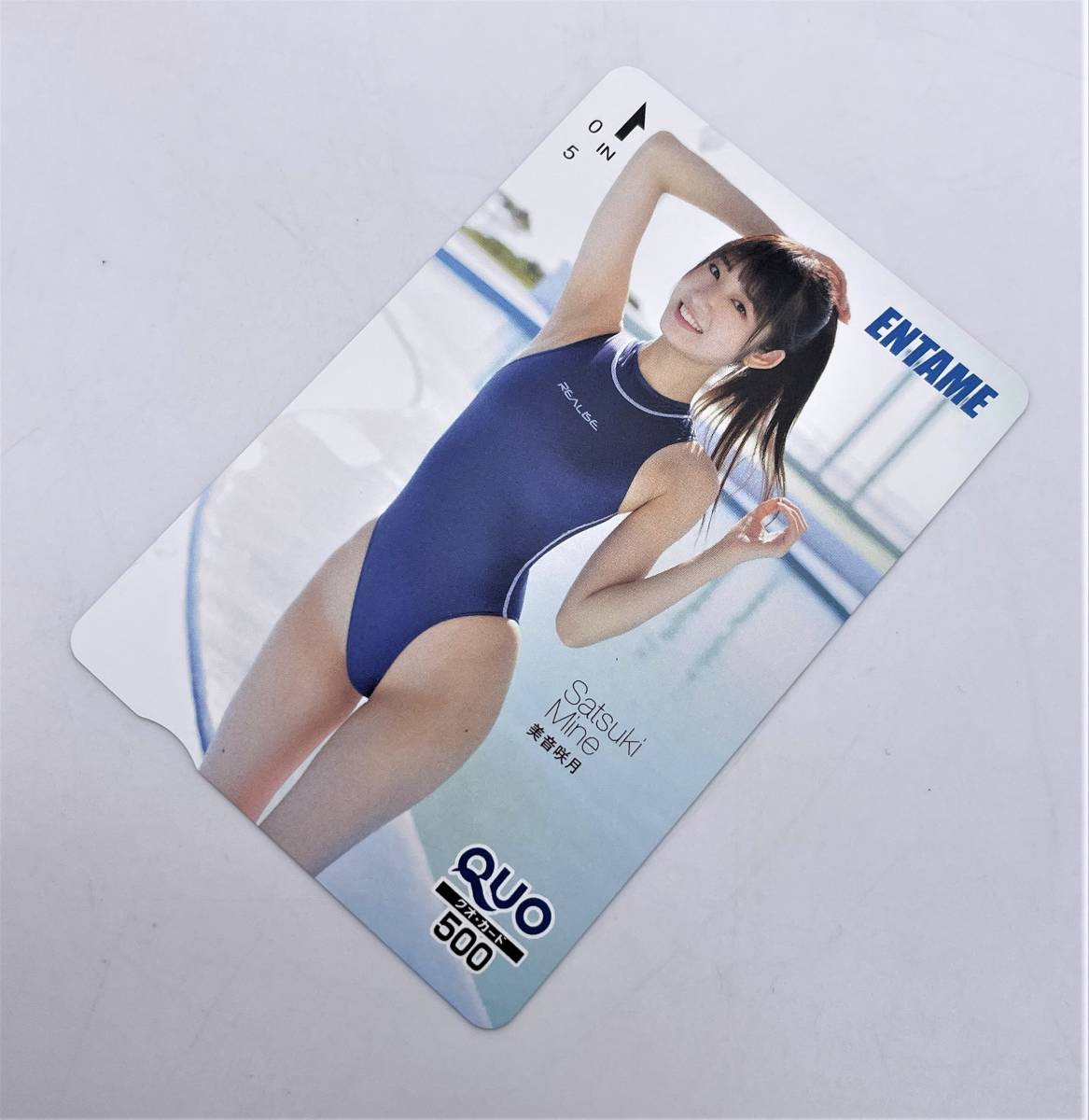  QUO card [ прекрасный звук . месяц 1 листов ] не использовался 500 иен QUO звезда идол bikini model женщина IS