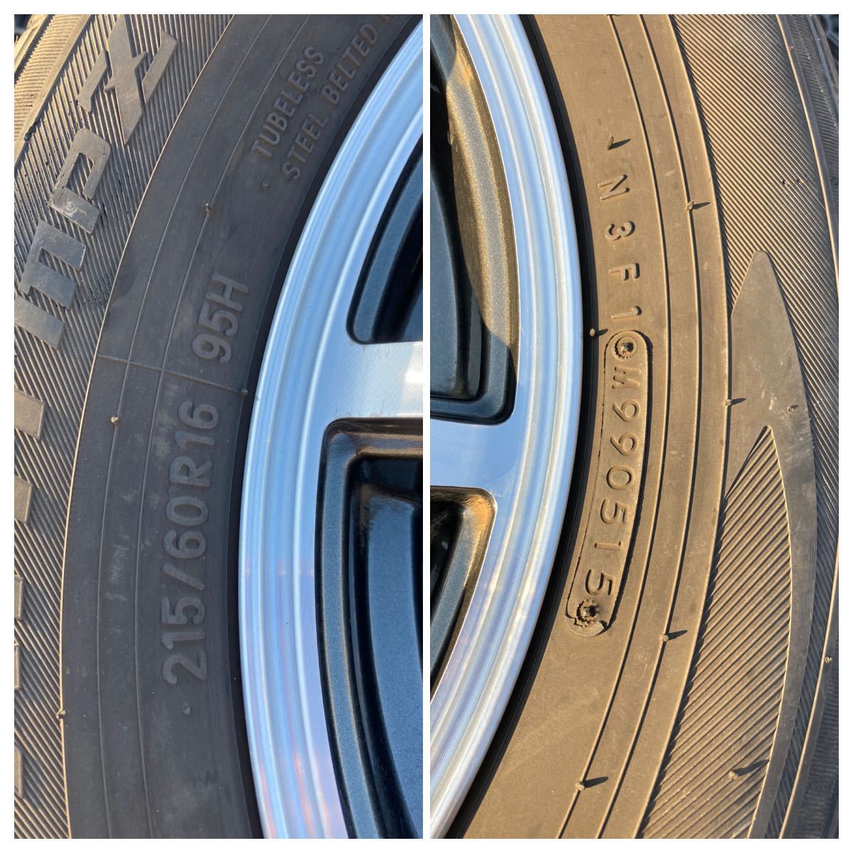 GYLE 215/60R16 6.5J +53 PCD114.3 アルミホイール　４本セット_画像9