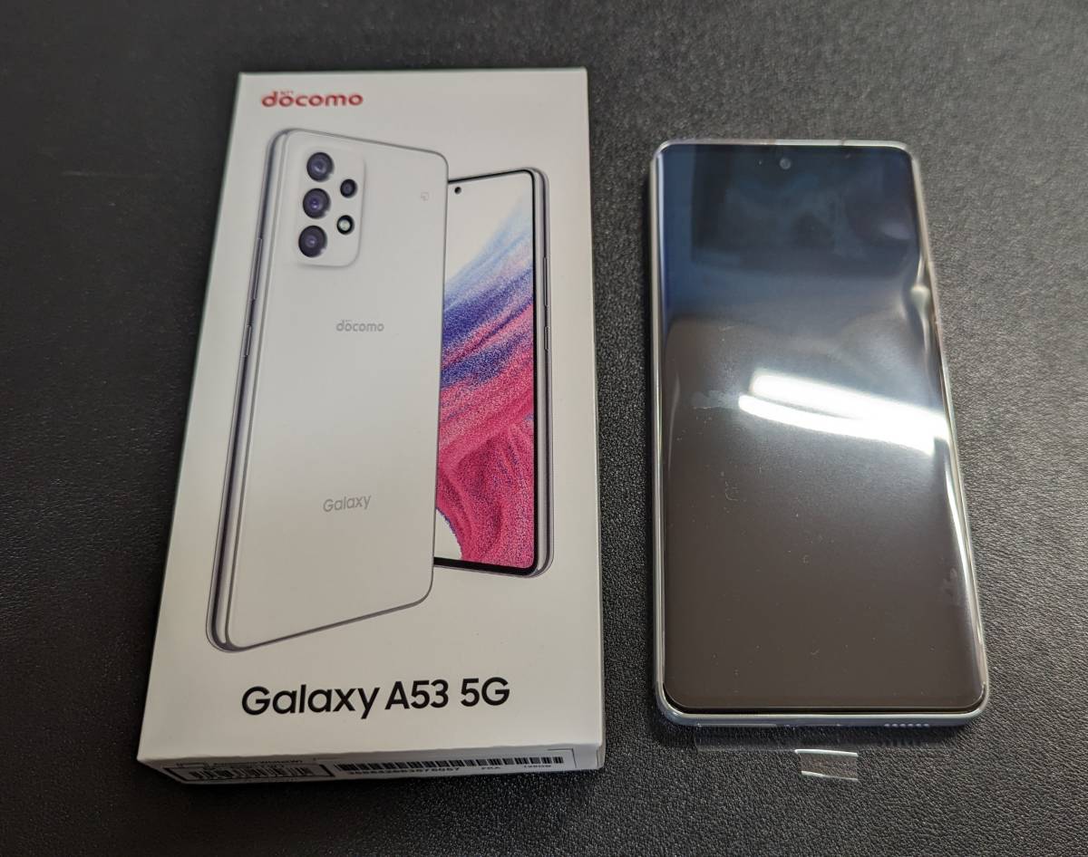 新品未使用】Galaxy A53 5G SC-53C docomo 128GB オーサムホワイト（白