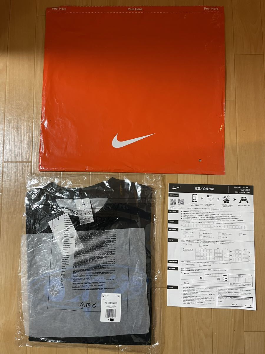 2XL Nike x Off-White Men's T-shirt 005 Black ナイキ オフホワイト メンズ 半袖 Tシャツ ブラック 黒 コラボ 半袖Tシャツ XXL SNKRS