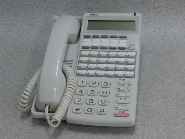 MKT/E-24D形 沖電気/OKI DI2121 24ボタン標準電話機-