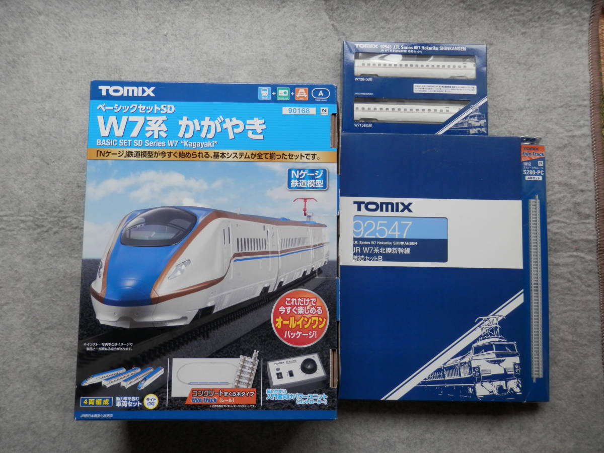 TOMIX W7系　かがやき　ベーシックセットSD 　90168　等_画像1