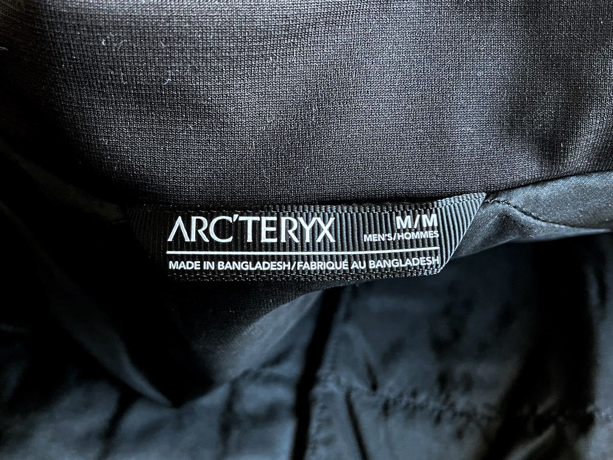 【国内正規　新品】ARC'TERYX Atom LT Short Jacket Men's Black Medium アークテリクス　アトム ジャケット　29051 コアロフト ブラック_画像5