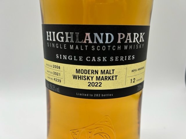 1円スタート 正規輸入品 ハイランドパーク12年 2008 シングルカスク