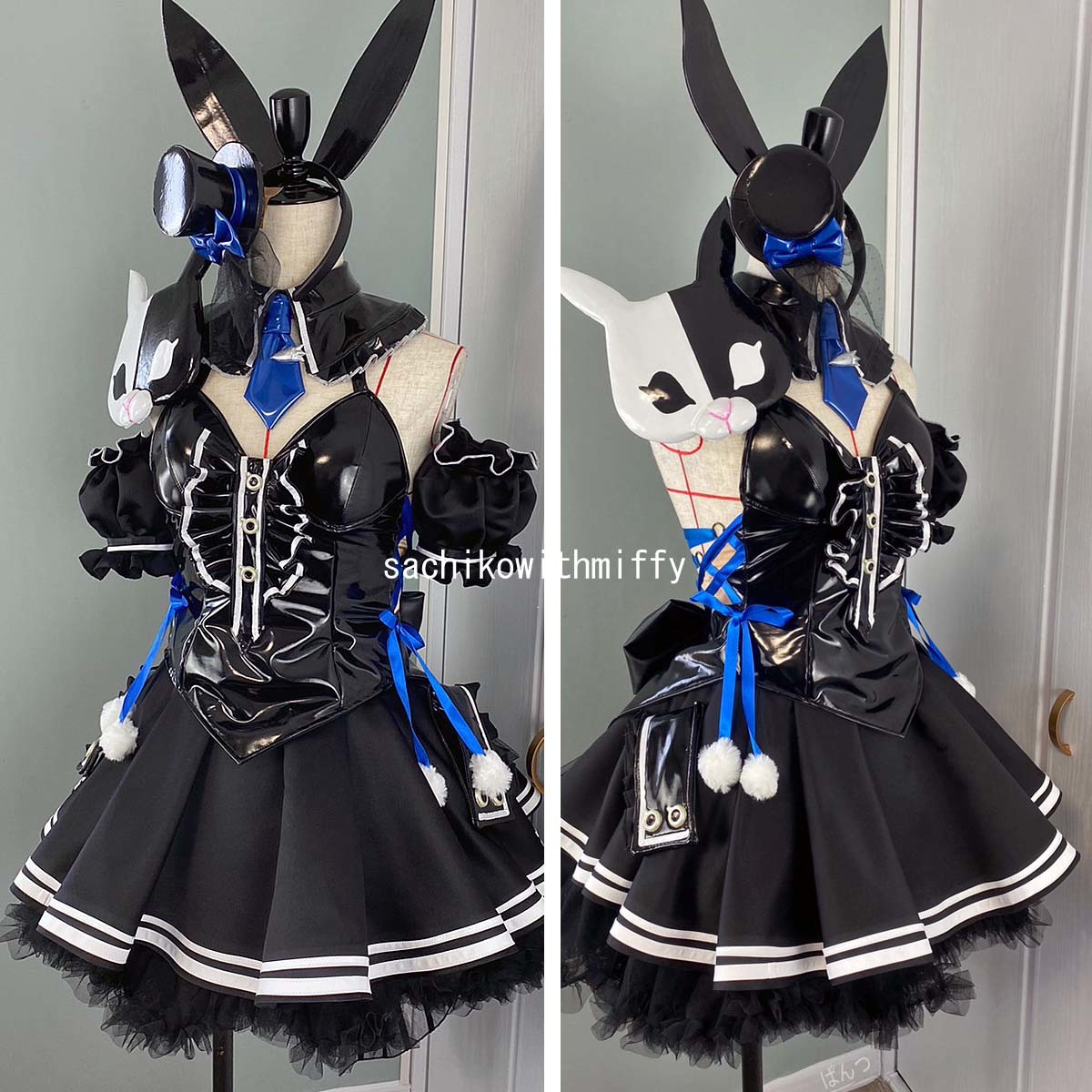 ヤフオク! - コスプレ 衣装□兎田ぺこら 新衣装 フリフリバニードレス