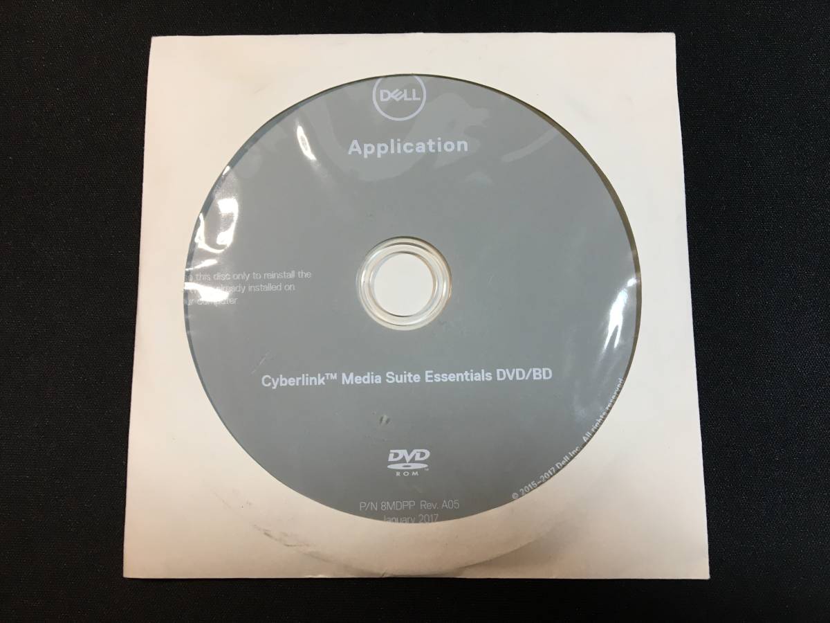 l【ジャンク】DELL Applicationディスク CyberLink Media Suite Essentials DVD/BD _画像1