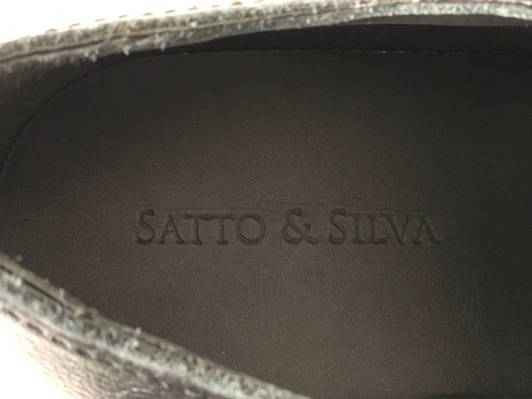 新品・定価3.4万●天候を気にしないシューズ●BEAMS取扱い●SATTO & SILVA●モンクストラップ レザーシューズ 革靴●ブラック_画像9