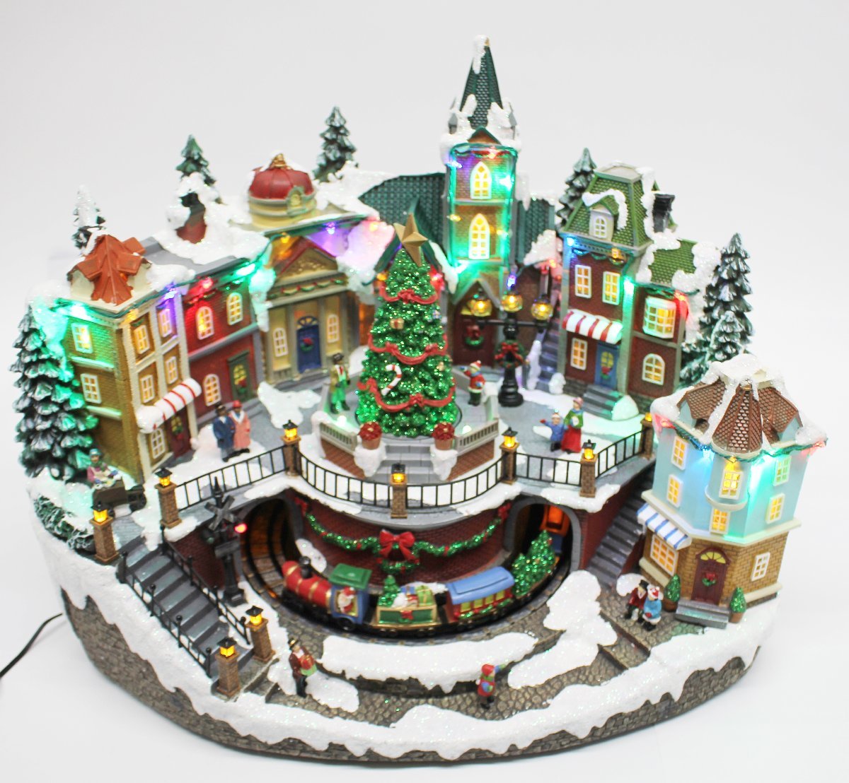 Yahoo!オークション - クリスマス ホリデービレッジ Animated Villa...