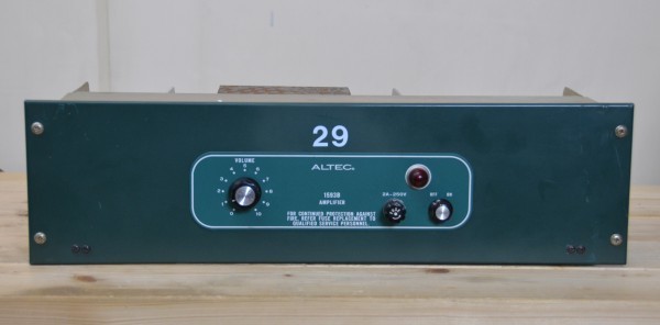 買取り実績 ALTEC 1593B モノラルアンプ 0109 １台 アルテック - store