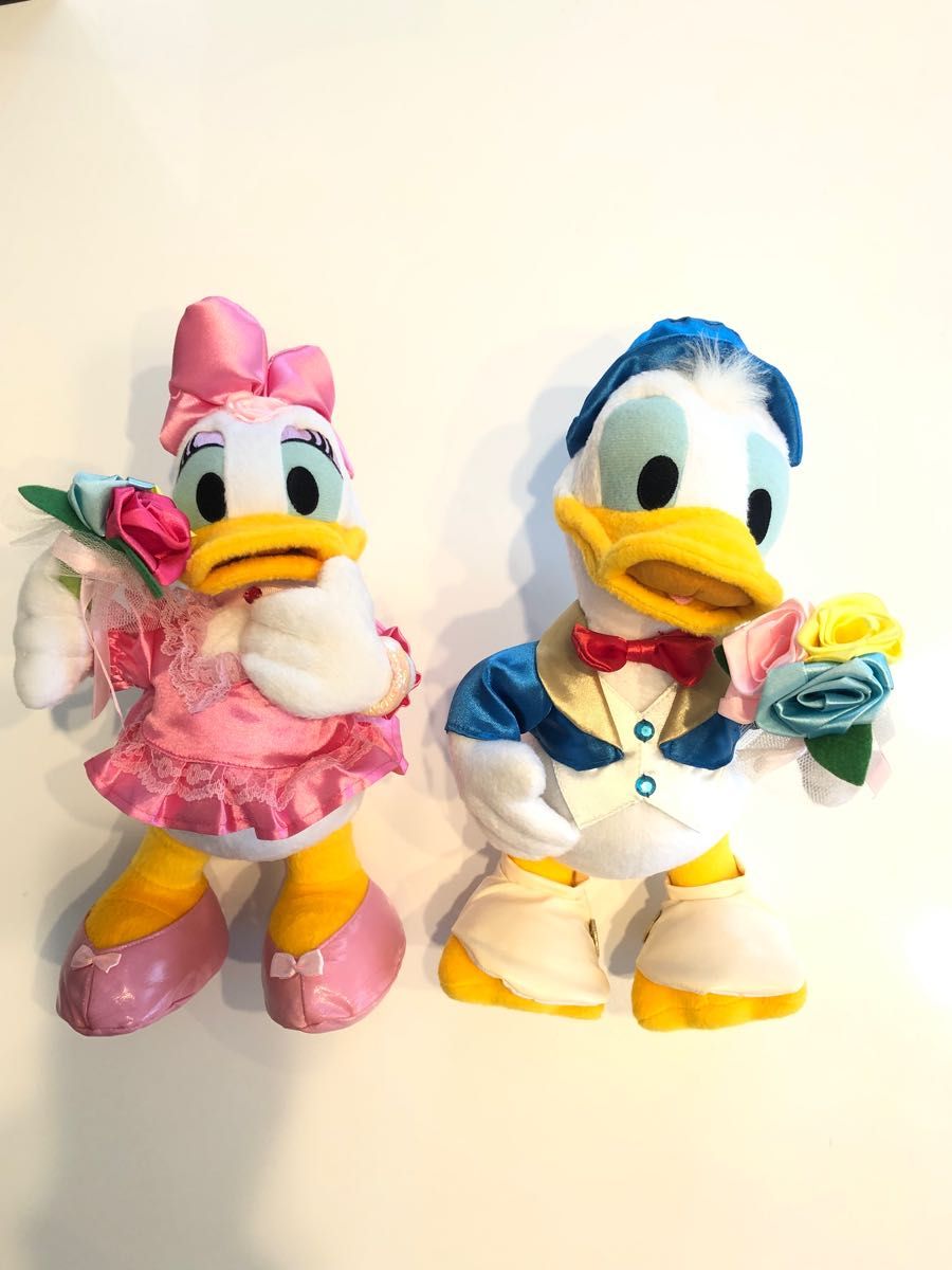 【Disney】ドナルド デイジー人形 結婚式 お祝い ディズニー