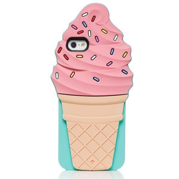 ケイトスペード IPhone6/6sケース シリコン アイスクリーム