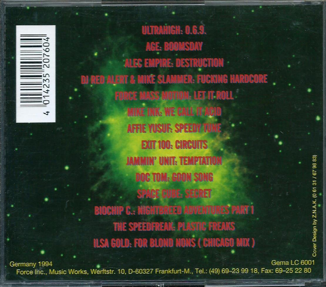 #Rauschen 6*Force Inc Alec Empire Mike Ink Jammin\' Unit Biochip C. Thomas P. Heckmann*S71