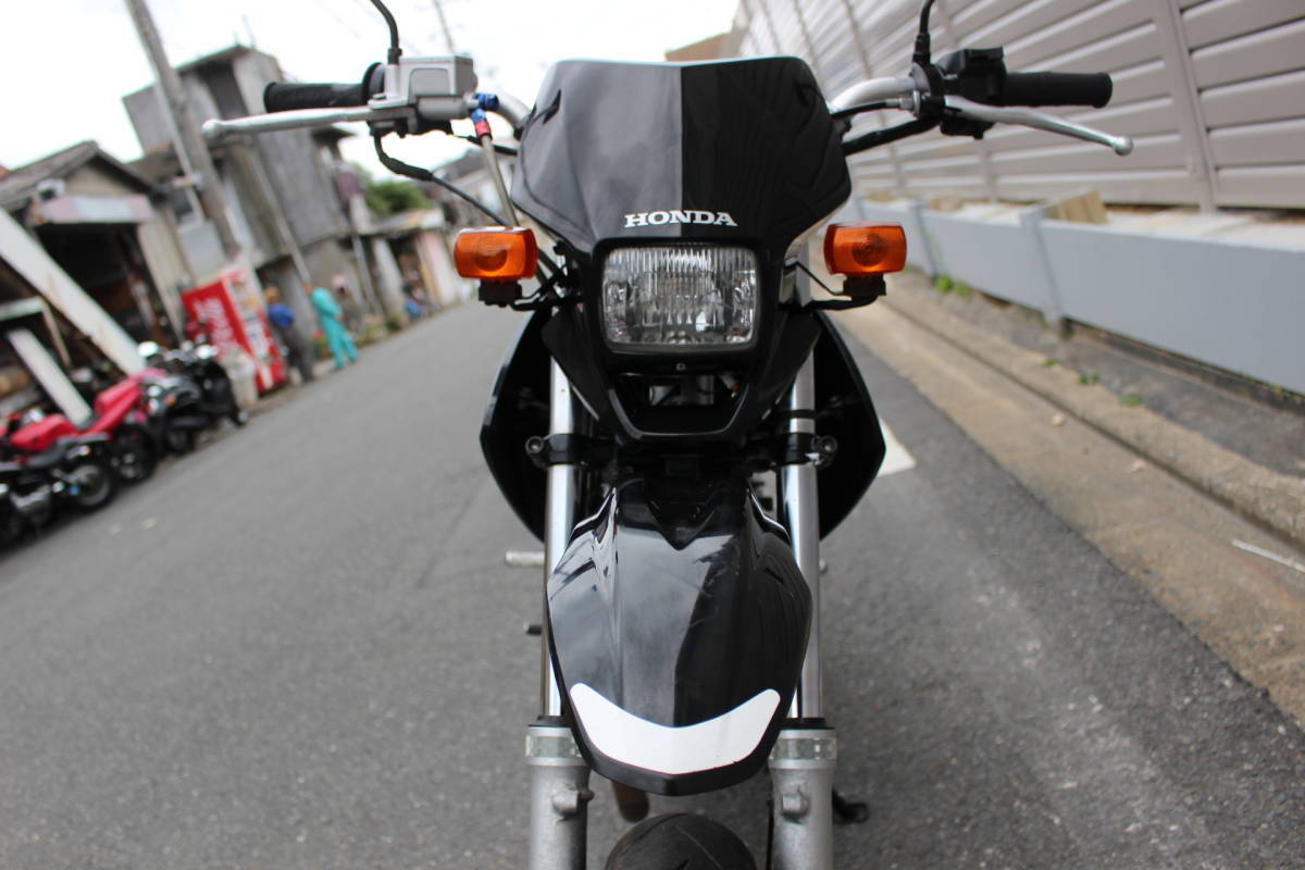 大阪～整備済み　XR100　モタード　マフラー改　エンジン好調　即決有り　お引き取り、全国陸送、フェリー発送OK！！検索エイプ１００_画像3