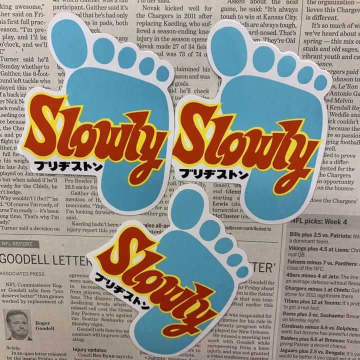 ステッカー 3枚セット BRIDGESTONE Foot ブリヂストン フット/アメリカン雑貨 タイヤ レーシング 防水 車 バイク シール USA カスタム