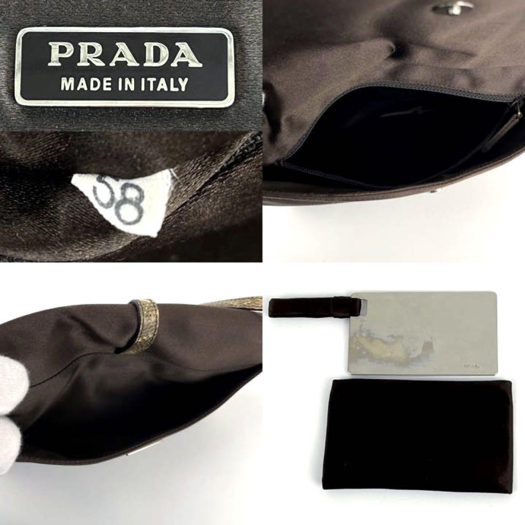ヤフオク! - 極美品□PRADA プラダ ワンショルダー 肩掛け 三角ロ...