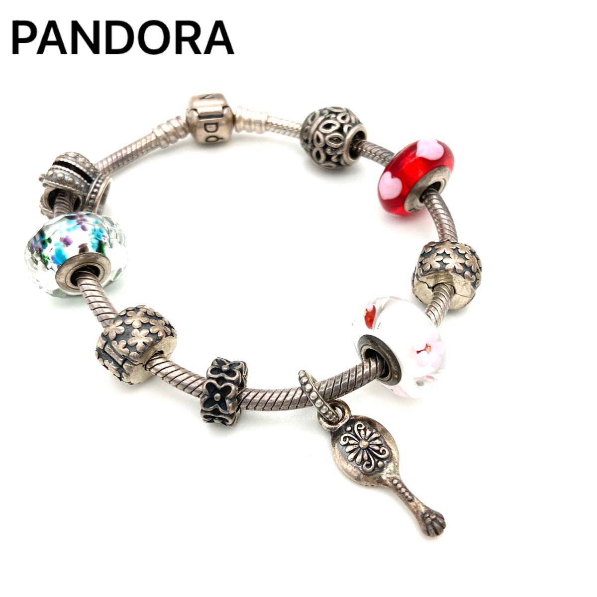 PANDORA パンドラ ブレスレット シルバー チャーム 19cm 腕時計