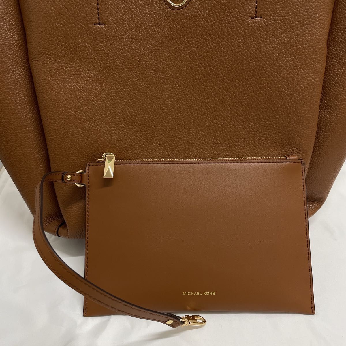 マイケルコース MICHAEL KORS FREYA オープントート ラージ 30S2G7FT3L ブラウン 10