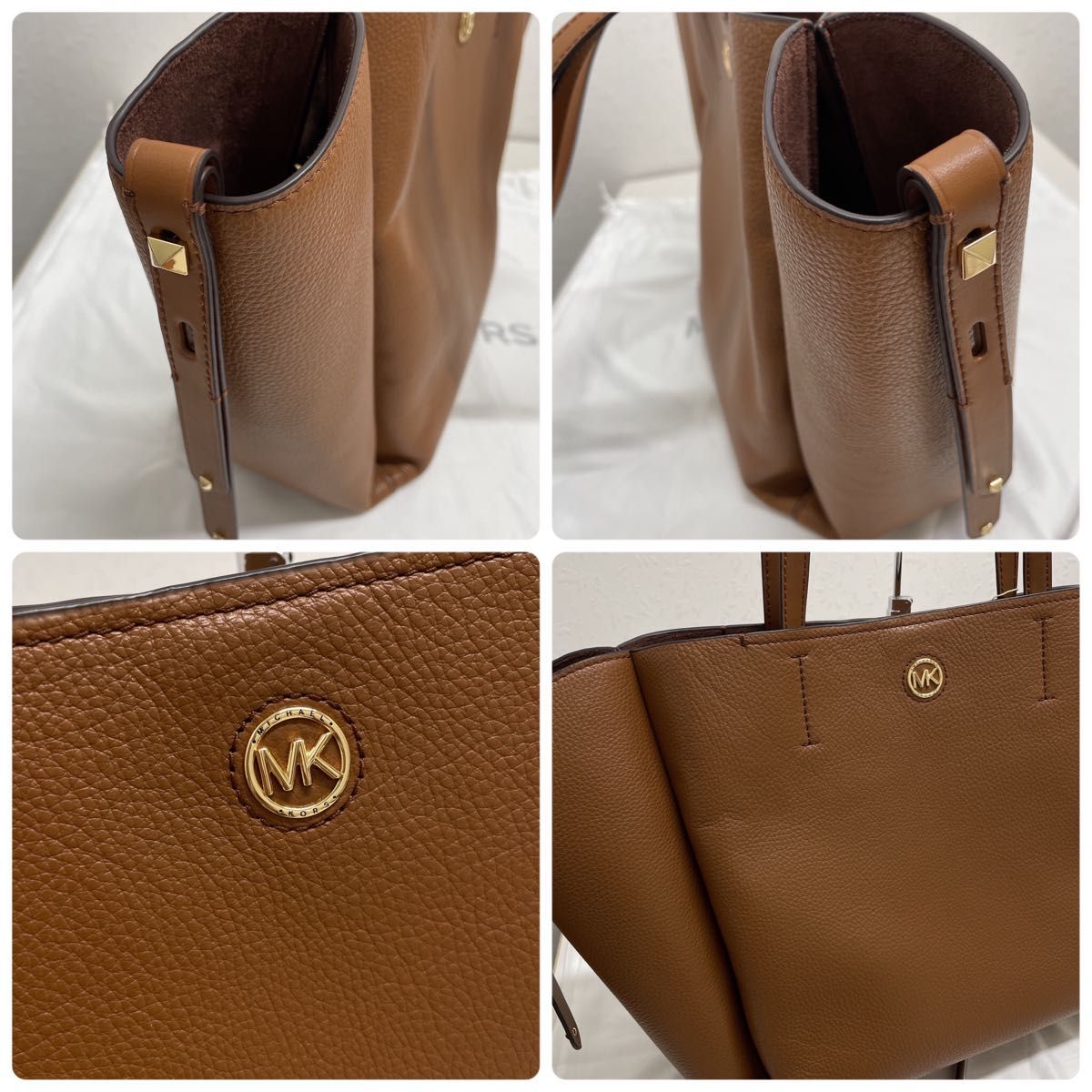 マイケルコース MICHAEL KORS FREYA オープントート ラージ 30S2G7FT3L ブラウン 9