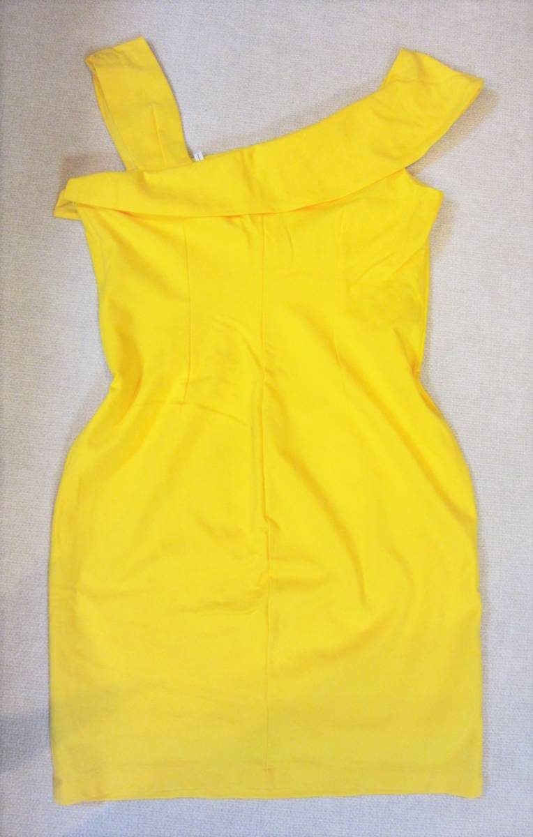■Yellow LARK & RO ラーク ＆ ロー 鮮やかな黄色 ドレス　ワンピース ■ 大きいサイズ ■アメリカ 14 Sz ( 17号 , 4L , XXXL 換算 ) 特大_画像5