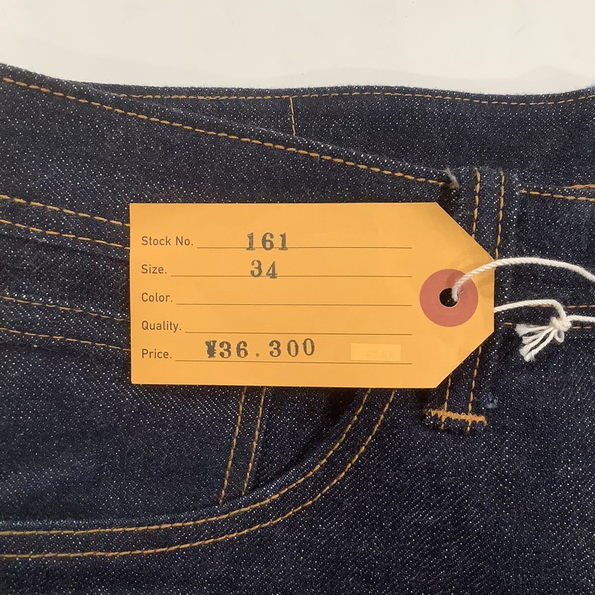 16500円特注モデル 店舗 新宿 ほぼ未使用 ATLAST&CO Lot.161 デニム