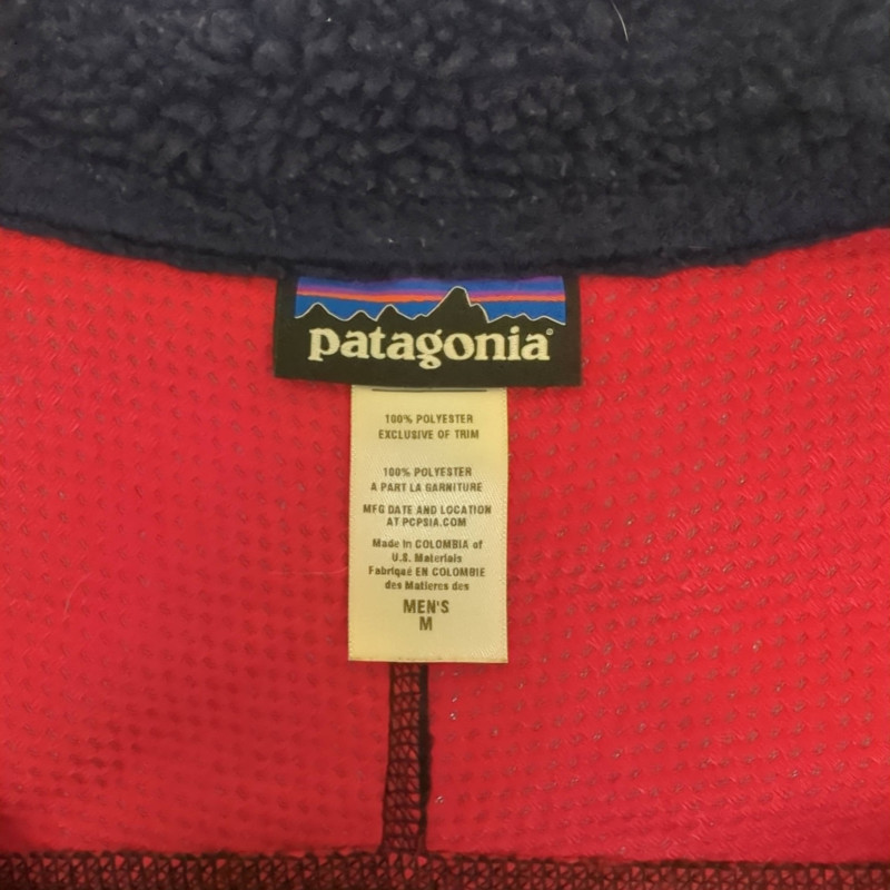 patagonia パタゴニア 23047FA13 RETRO-X VEST クラシックレトロXベスト フリースベスト ボア ネイビー Mサイズ 585049_画像3