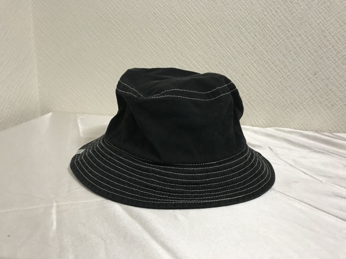 本物オーバーライドoverrideコットン帽子サファリハットメンズレディースビジネススーツアメカジ旅行トラベル黒ブラック日本製58cm_画像4