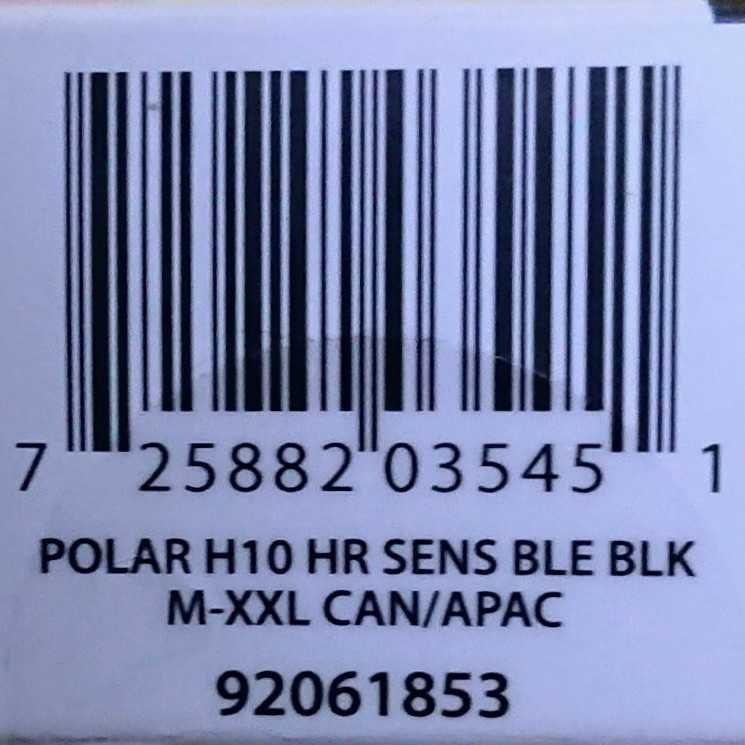Polar H10 ハートレートセンサー Bluetooth SMART / ポラール 心拍計 BK M-XXL 92061853_画像4