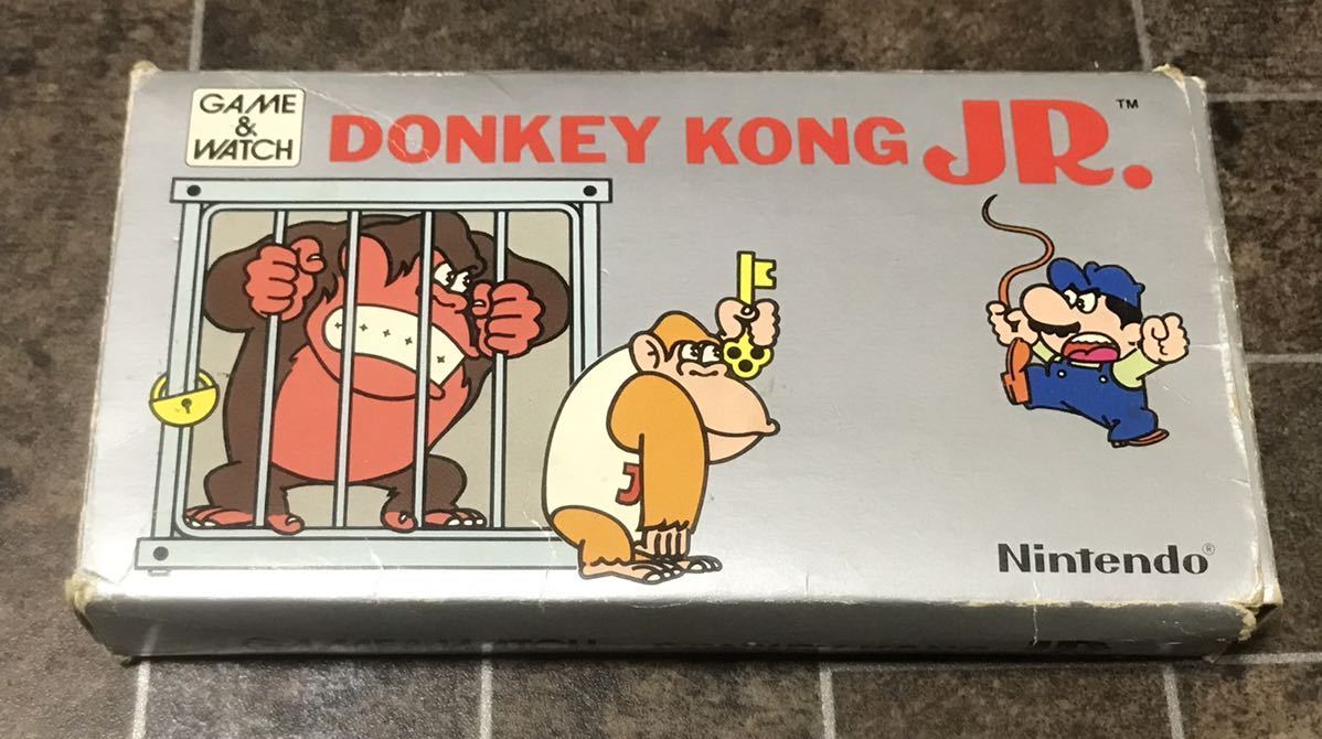 任天堂 Nintendo ゲームウォッチ　ドンキーコングJR. game Watch donkey Kong ジュニア　箱説明書付き　ゲーム&ウォッチ