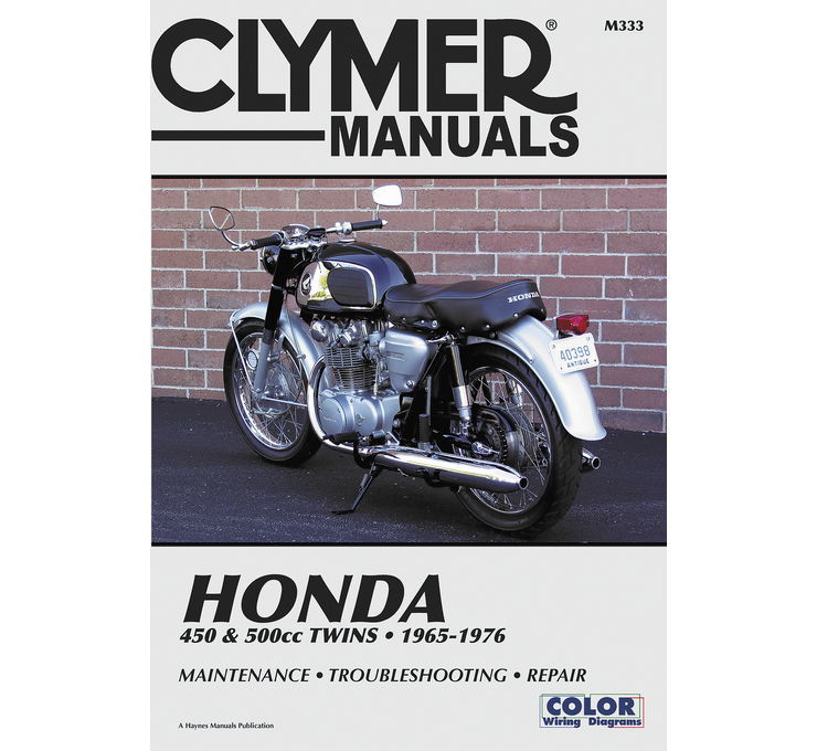 M333 Honda CL450K,CB450K,CB500T manual 1965-1976 year of model ( stock equipped )( English version )
