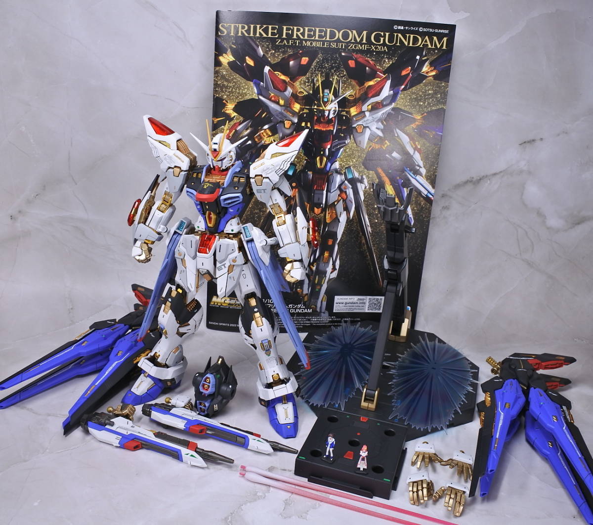 【当店一番人気】 ◎MGEX 塗装済み ストライクフリーダムガンダム ZGMF-X20A 1/100 完成品