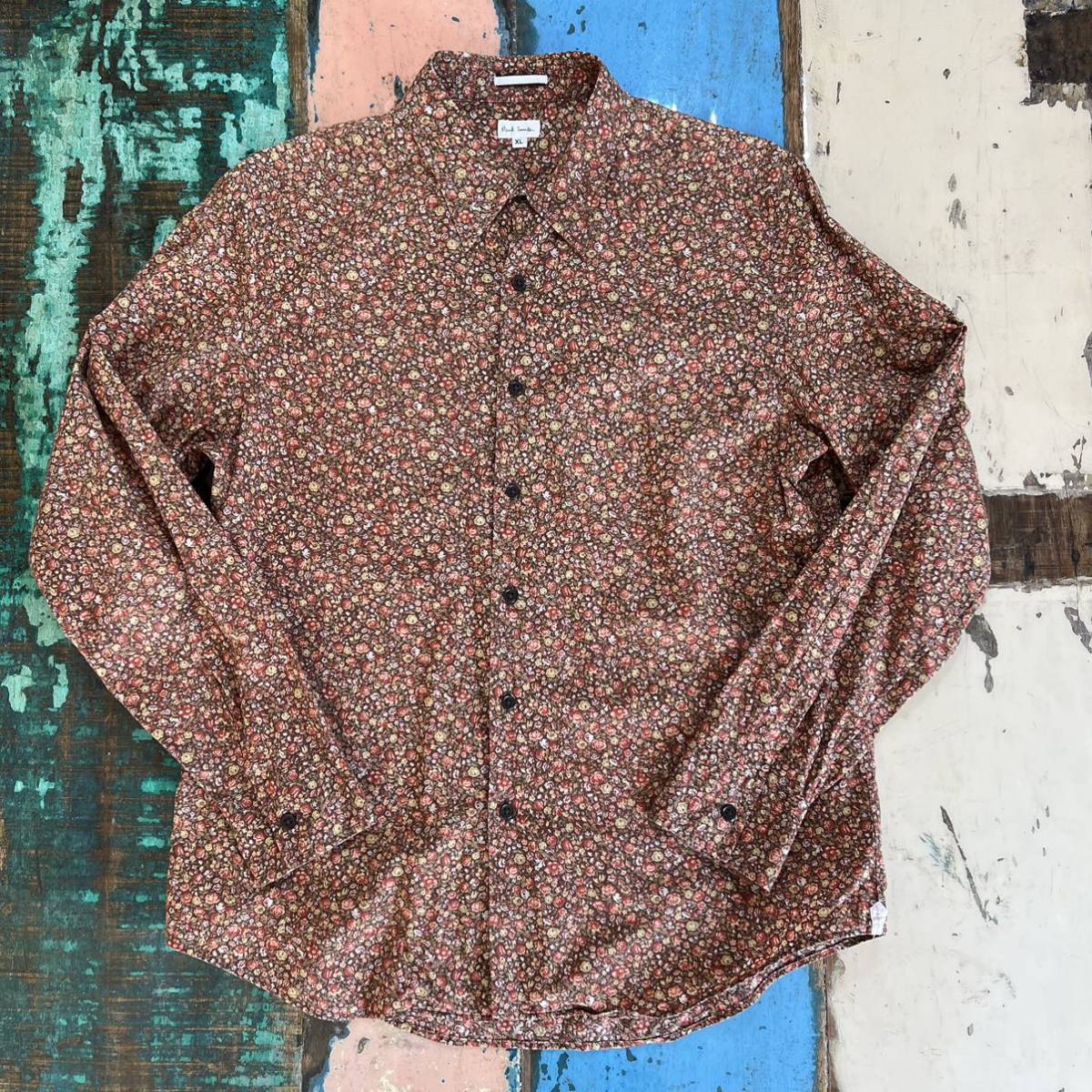 セール 登場から人気沸騰】 paul smith サイズXL シャツ フラワー 花柄