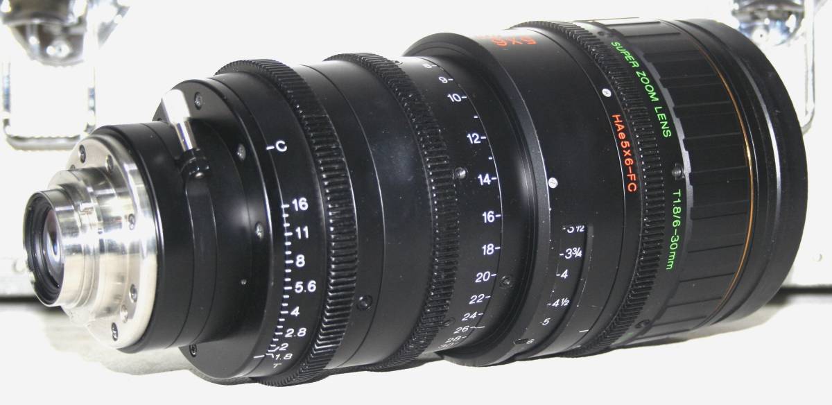 FUJIFILM FUJINON Fuji non HD CINE HAe5×6-FC T1.8 6-30mm super zoom lens operation goods 