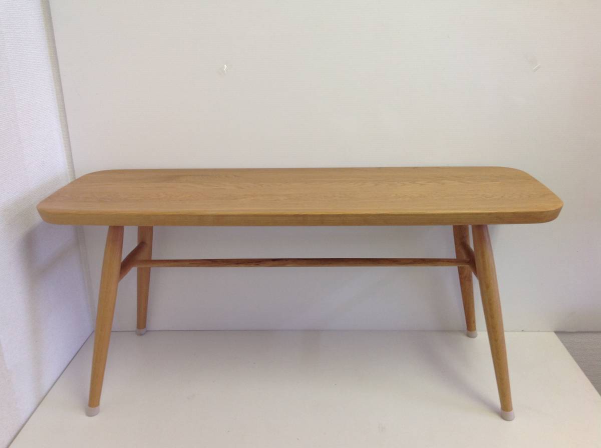 ヤフオク! - 無印良品オーク材 ベンチ 丸脚 家具 インテリア ナチュラ...