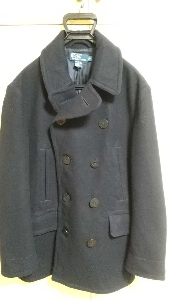 期間限定sale ポロラルフローレン Polo Ralph Lauren ピーコート 10ボタン 4つポケット 13スターボタン USN ヴィンテージ PEA COAT_画像5