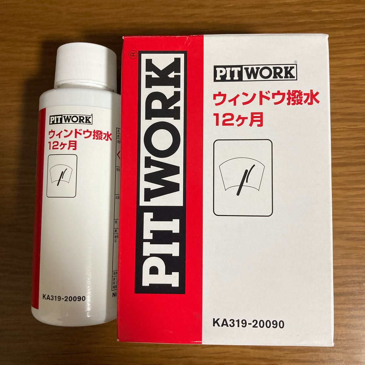 PITWORK ウインドウ撥水12ヶ月 100ml×2本 PITWORK ウィンドウ撥水12ヶ月 100ml × 1本 2本セットの単体販売